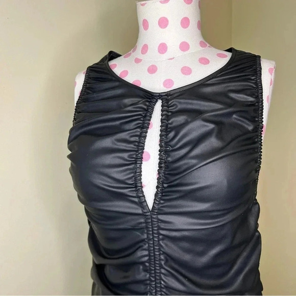 Free People Ride Along Tank Sleeveless Faux leather - Picture 5 of 7